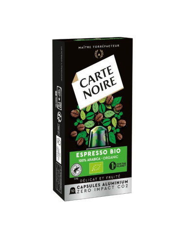 Carte Noire® Espresso Bio - 10 capsules aluminium compatible Nespresso - Capsules Nespresso® Compatibles - Carte Noire - 2