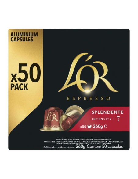 L'Or Espresso Splendente N°7 compatible Nespresso® - 50 capsules - Capsules Nespresso® Compatibles - L'Or Espresso - 1