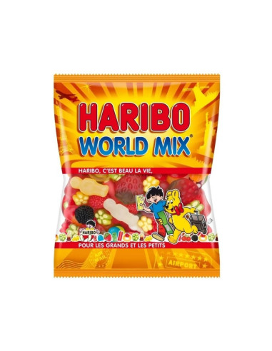 Haribo World Mix 120g x30 – Sans gluten | Café-dosette