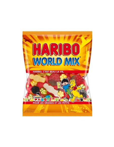 Haribo World Mix 120g x30 – Sans gluten | Café-dosette