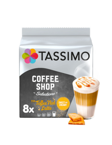Tassimo® Coffee Shop - Toffee Nut Latte - 8 dosettes - Dosettes Tassimo - Tassimo - 1