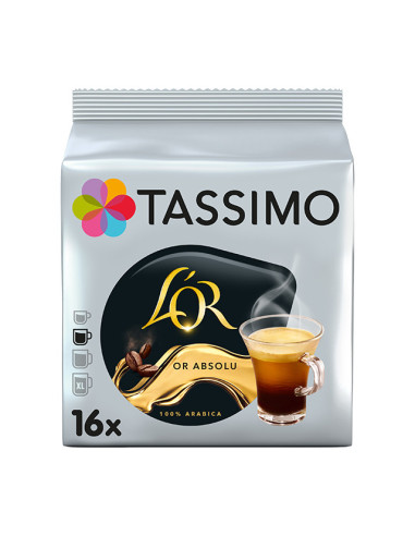 Tassimo L'Or Café Long Absolu - 16 dosettes - Café Dosette