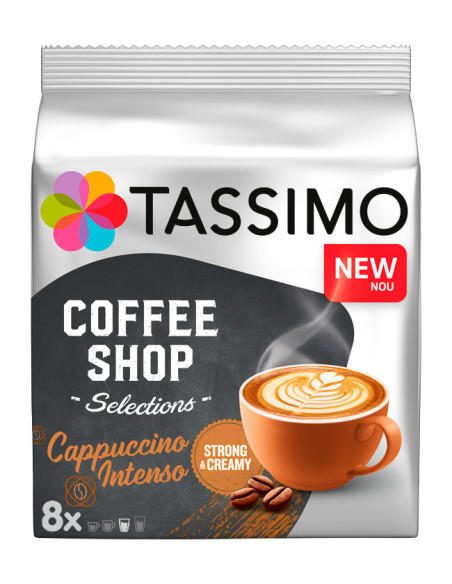 Tassimo Coffee Shop - Cappuccino Intenso - 8 dosettes - Café Dosette