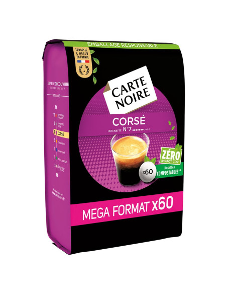 Senseo® CARTE NOIRE - Corsé N°7 - 60 dosettes - Dosettes Senseo® - Carte Noire - 2