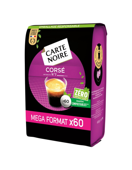 Senseo® CARTE NOIRE - Corsé N°7 - 60 dosettes - Dosettes Senseo® - Carte Noire - 3