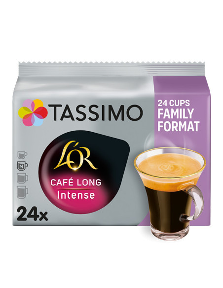 Tassimo L'Or Café Long Intense - 24 dosettes - Café Dosette