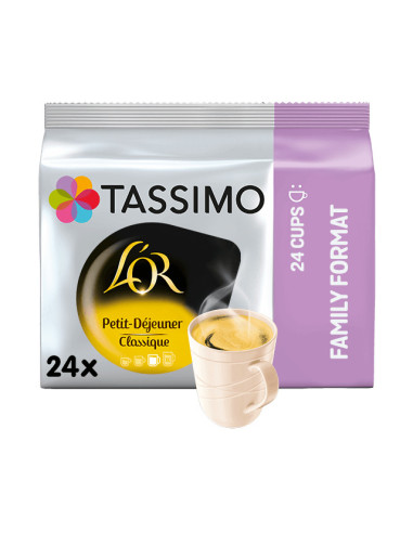 Tassimo L'Or Petit-Déjeuner Classique (Format familial) x24