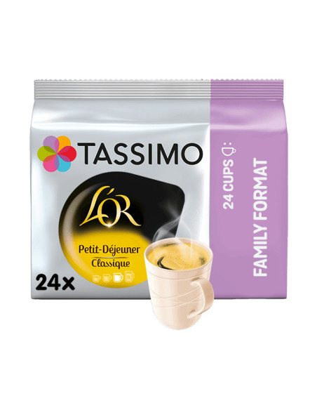 Tassimo L'Or Petit-Déjeuner Classique (Format familial) x24