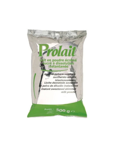 Lait écrémé en poudre sucré Prolait - Sachet de 500 gr