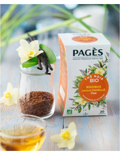 Thé Noir Bio Rooibos Saveur Vanille Pagès 2