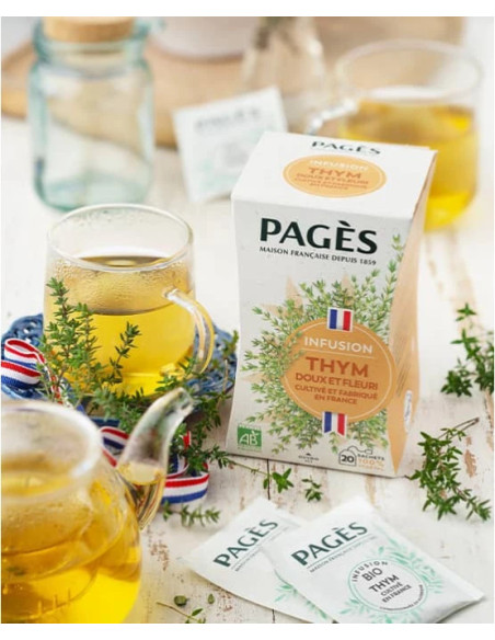 Infusion Bio Thym Pagès - 20 Sachets