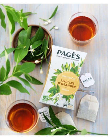 Infusion Feuilles d’Oranger sauvage Pagès - 20 Sachets - Café Dosette