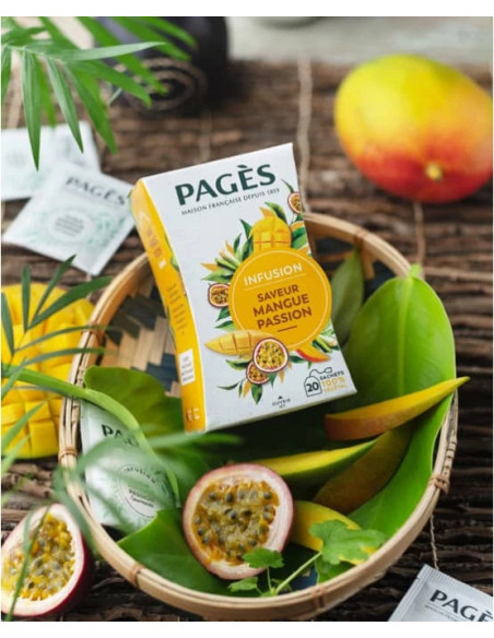 Infusion Mangue Passion Pagès - 20 Sachets