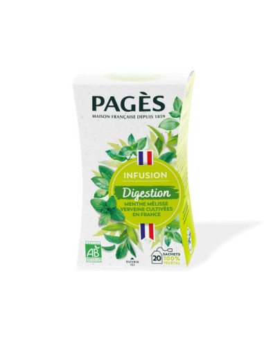Infusion Digestion française Bio - 20 sachets