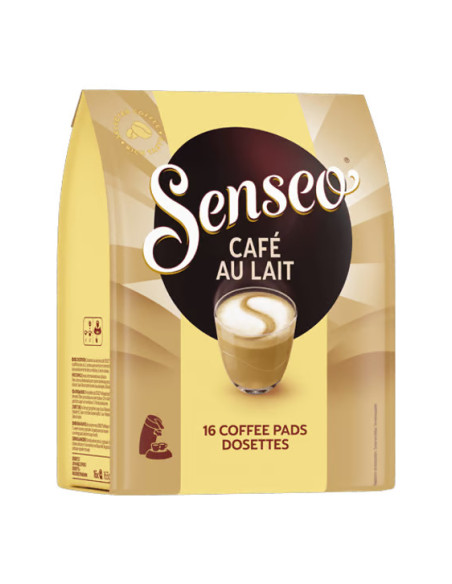 Senseo Café au lait - 16 dosettes - Café Dosette