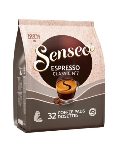 Senseo Espresso Classic N°7 - 32 dosettes - Café Dosette