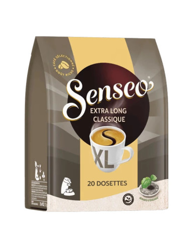 Senseo Extra Long Classique - 20 dosettes - Café Dosette
