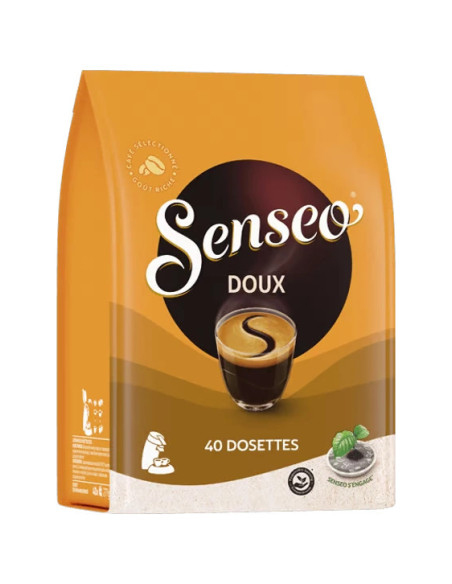 Senseo Doux - 40 dosettes - Café Dosette
