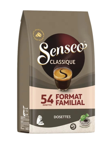 Senseo Classique (Format familial) - 54 dosettes - Café Dosette