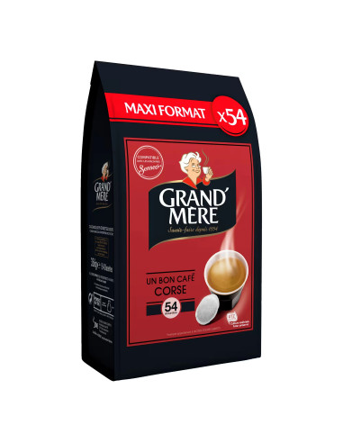 Grand'Mère Corsé compatible Senseo - 54 dosettes