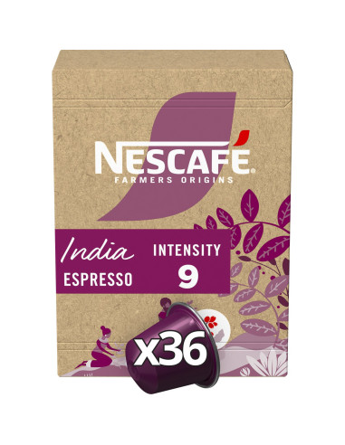 Nescafé Farmers Origins India Espresso n°9 Nespresso compatible  - 36 capsules