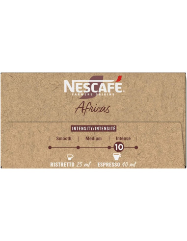 Nescafé Farmers Origins Africa Ristretto n°10 -  Nespresso compatible  - 36 capsules