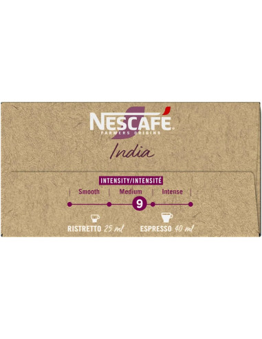 Nescafé Farmers Origins India Espresso n°9 Nespresso compatible  - 36 capsules