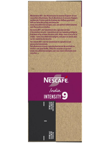 Nescafé Farmers Origins India Espresso n°9 Nespresso compatible  - 36 capsules