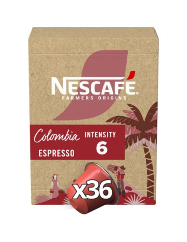 Nescafé Farmers Origins Colombia n°6 -  Nespresso compatible  - 36 capsules