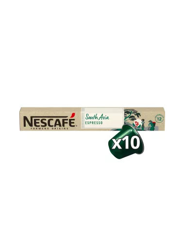 Nescafé Farmers Origins Africa South Asia n°12-  Nespresso compatible  - 10 capsules