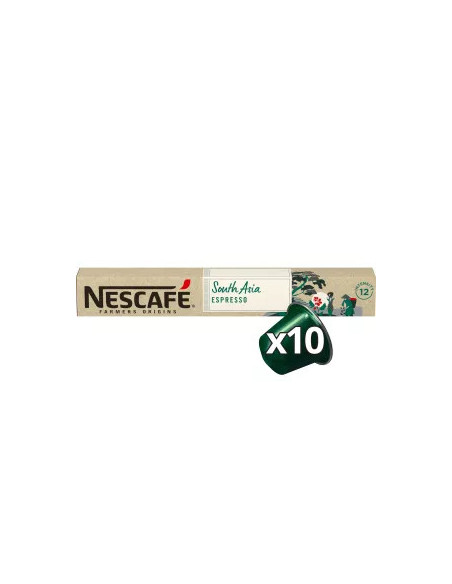 Nescafé Farmers Origins Africa South Asia n°12-  Nespresso compatible  - 10 capsules