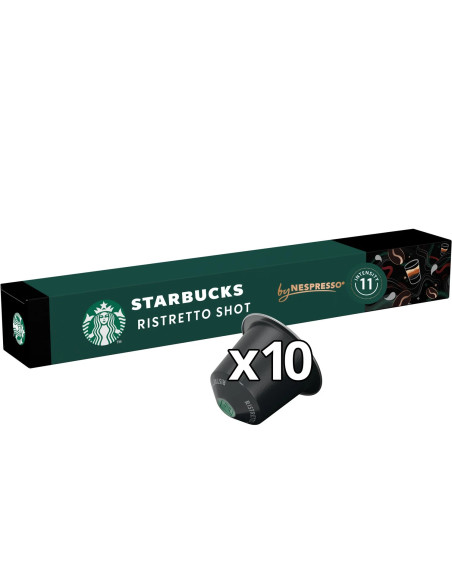 Starbucks® Ristretto Shot n°11 by Nespresso® - 10 capsules - Café Dosette