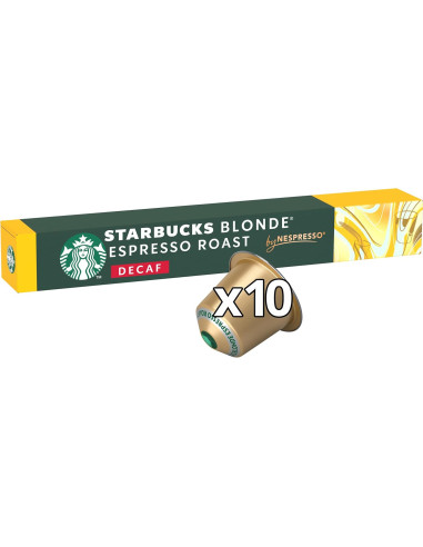 Starbucks Blonde Espresso Roast Décaféiné n°6 by Nespresso® - 10 capsules -