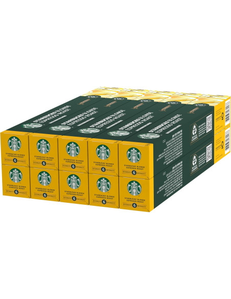 Starbucks® Blonde Espresso Roast by Nespresso® - 10x10 (100 capsules)