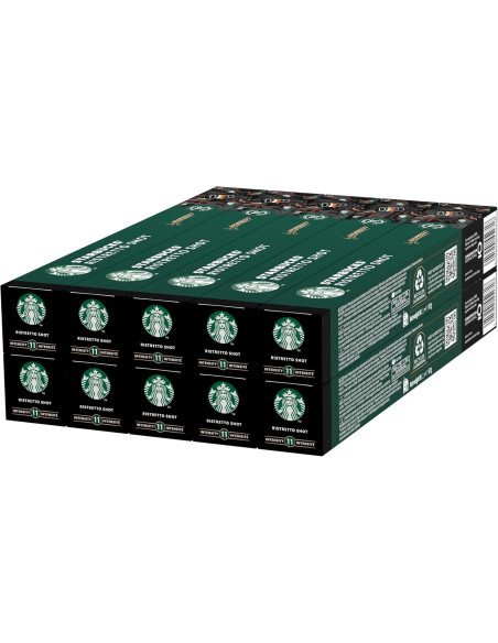 Starbucks® Ristretto Shot by Nespresso® - 100 capsules - Café Dosette
