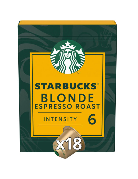Starbucks® Blonde Espresso Roast by Nespresso® - 18 capsules