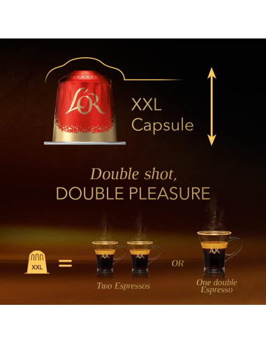 L’Or Barista Double Splendente n°7 - 10 capsules XXL alu