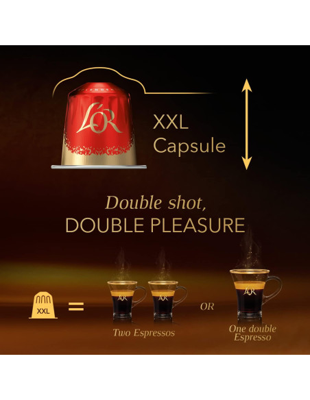 L’Or Barista Double Splendente n°7 - 10 capsules XXL alu