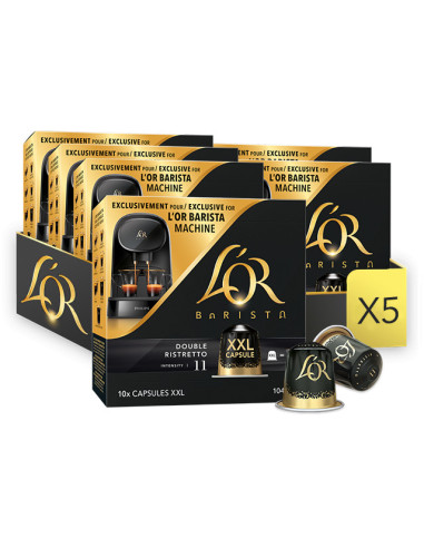 L’Or Barista Double Ristretto n°11 - Multipack 50 capsules XXL alu