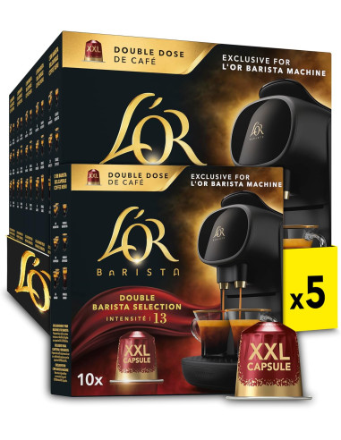 ☕ L’Or Barista Double Ristretto n°13 – 50 capsules XXL aluminium front