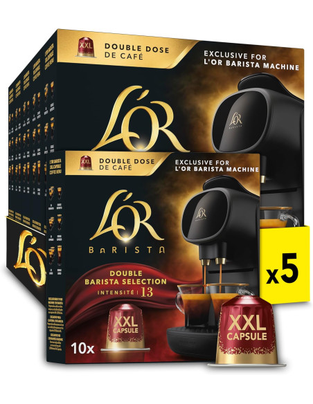 ☕ L’Or Barista Double Ristretto n°13 – 50 capsules XXL aluminium front