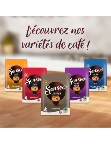Senseo Extra Corsé - 40 dosettes - Café Dosette