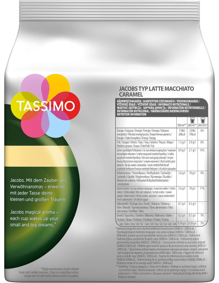 Tassimo - Jacobs Latte Macchiato Caramel 8 dosettes
