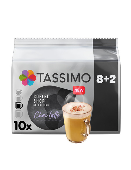 Tassimo Chai Latte Coffee Shop  - 8 +2 dosettes - Café Dosette