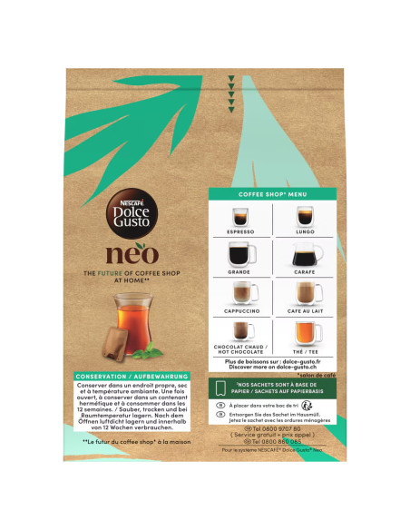 Nescafé Dolce Gusto NEO Marrakech Tea - 12 dosettes - Café Dosette