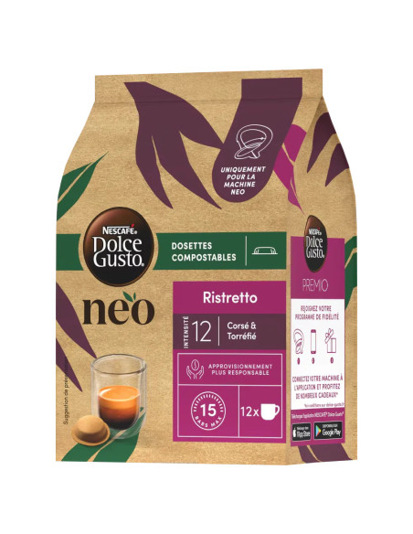 Nescafé Dolce Gusto NEO Ristretto n°12 - 12 dosettes