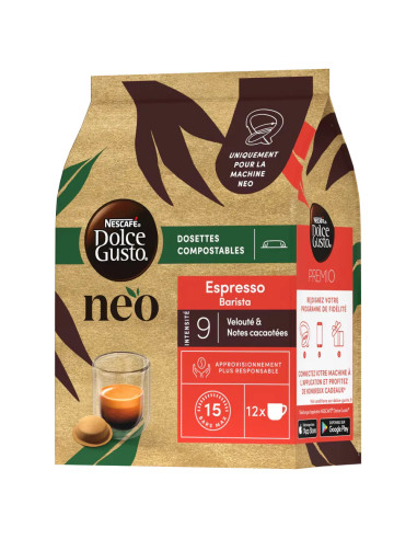 Nescafé Dolce Gusto NEO Espresso Barista n°9 - 12 dosettes
