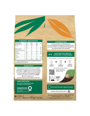 Nescafé Dolce Gusto NEO Starbucks® Caramel Macchiato - 6 dosettes