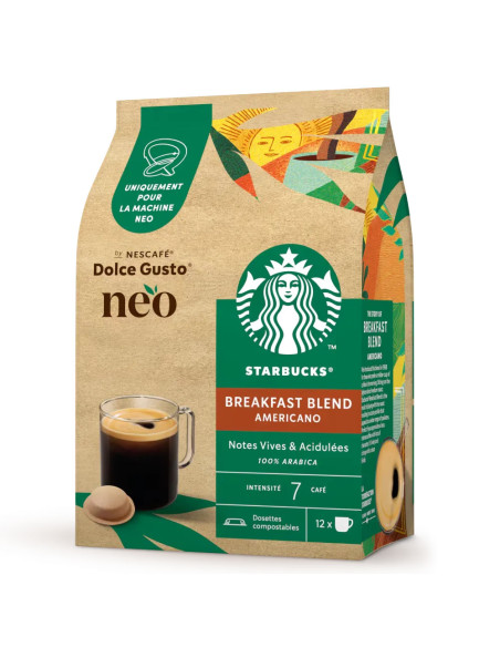 Nescafé Dolce Gusto NEO Starbucks Breakfast Blend Americano - 12 dosettes