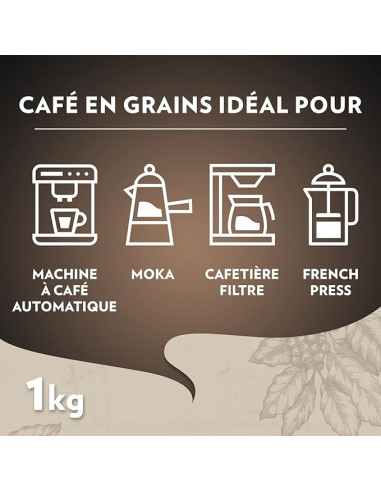 Lavazza Espresso Italiano Classico - 500gr de café en grains